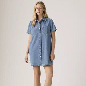 Levi’s Louisa Short-Sleeve Denim XL Dress